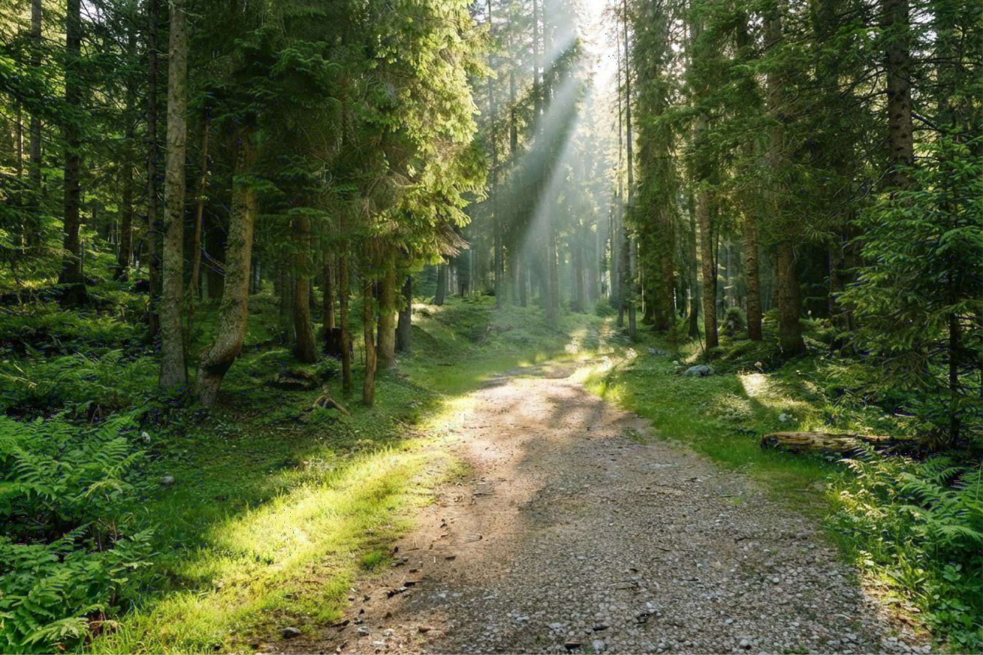 Path at Pokljuka, Slovenia